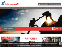 Tablet Screenshot of interzegg.ch